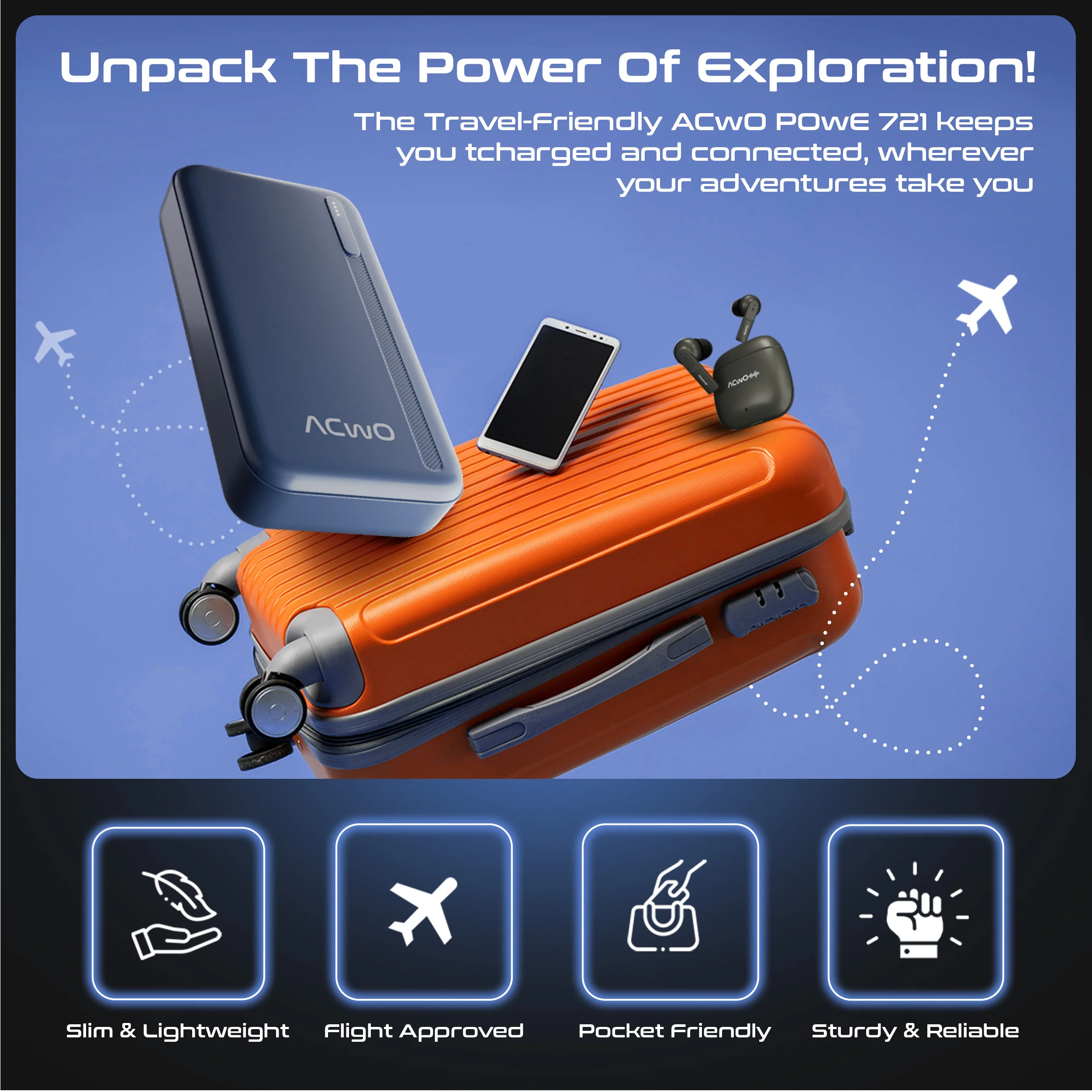 POwER 721 - 20000 mAh Fast Charging [ Portable Powerbank ] - Image 30