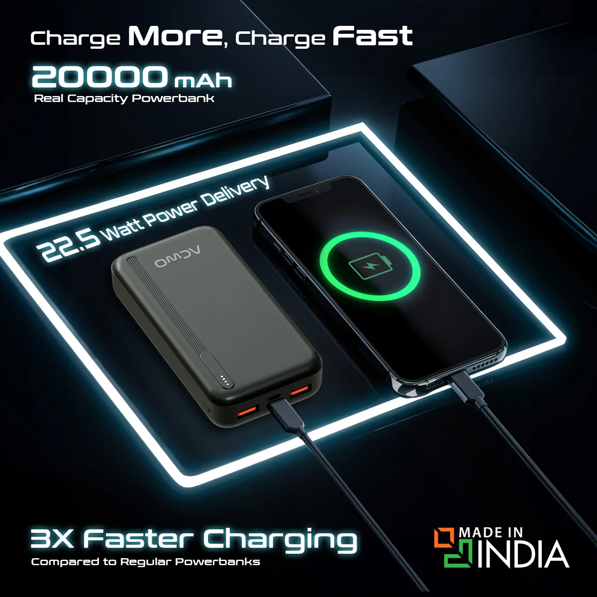POwER 721 -  20000 mAh Fast Charging [ Portable Powerbank ] - Image 9