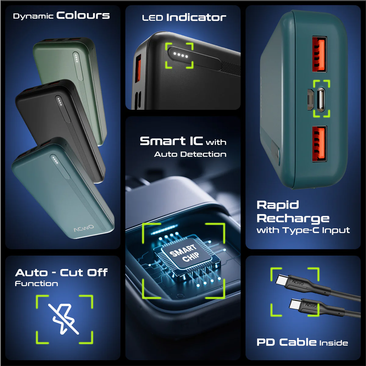 POwER 721 -  20000 mAh Fast Charging [ Portable Powerbank ] - Image 16