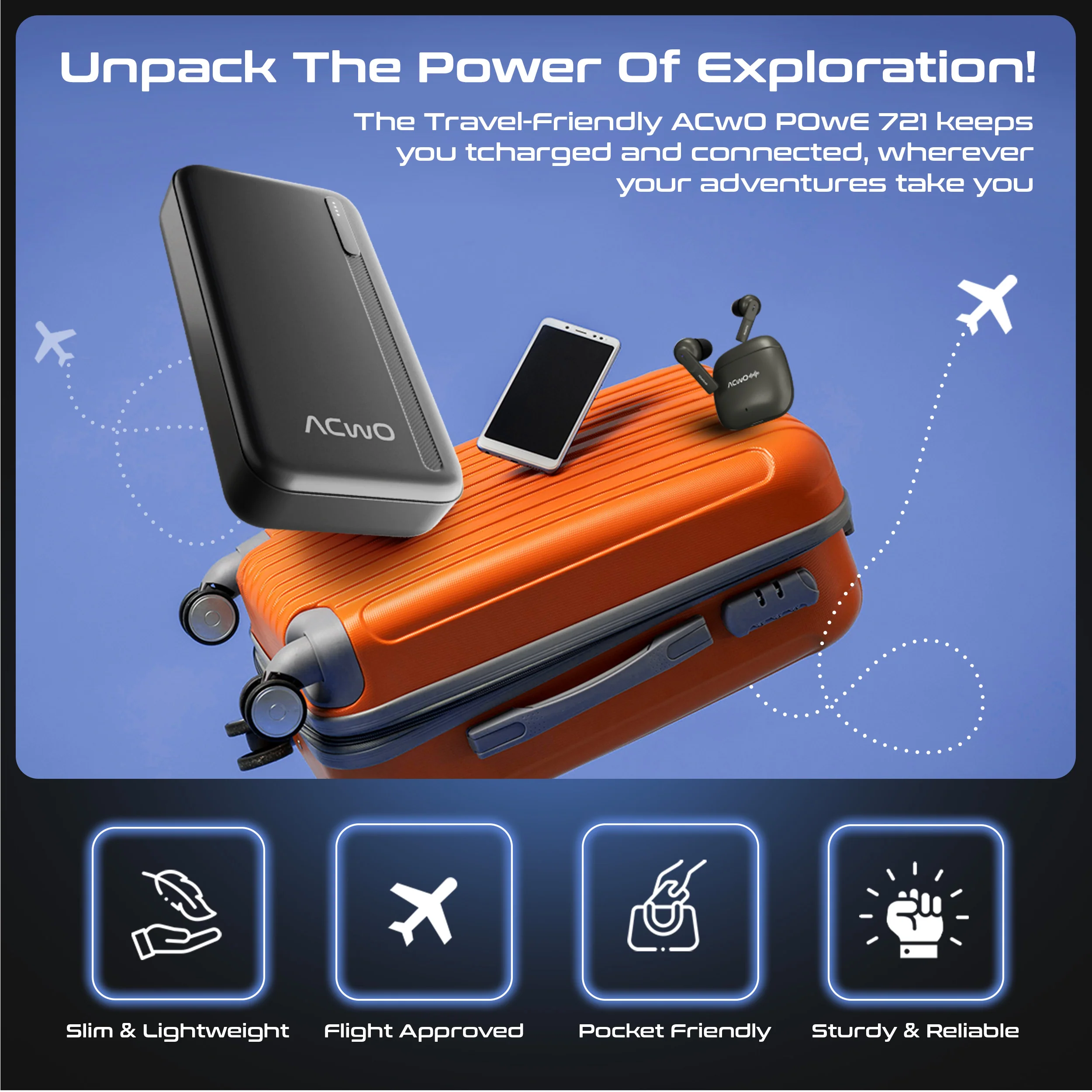 POwER 721 -  20000 mAh Fast Charging [ Portable Powerbank ] - Image 11
