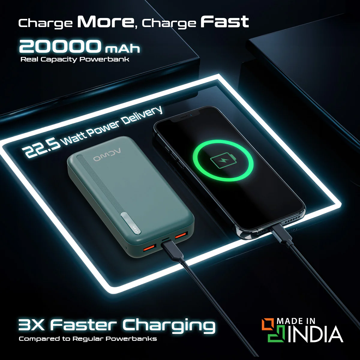 POwER 721 -  20000 mAh Fast Charging [ Portable Powerbank ] - Image 12