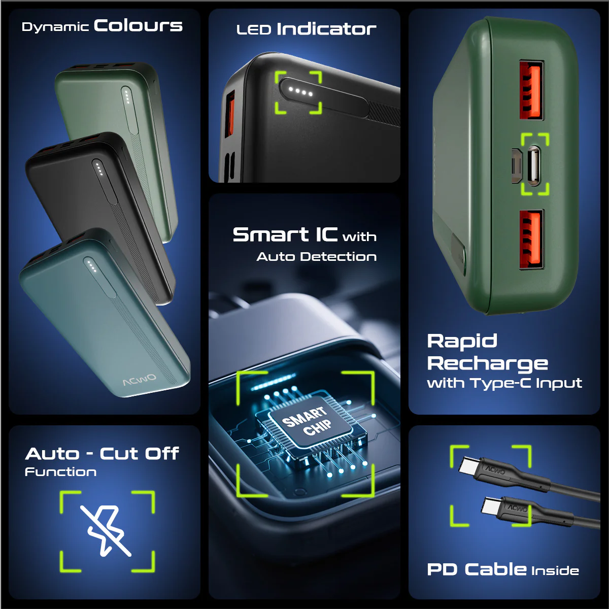POwER 721 -  20000 mAh Fast Charging [ Portable Powerbank ] - Image 14