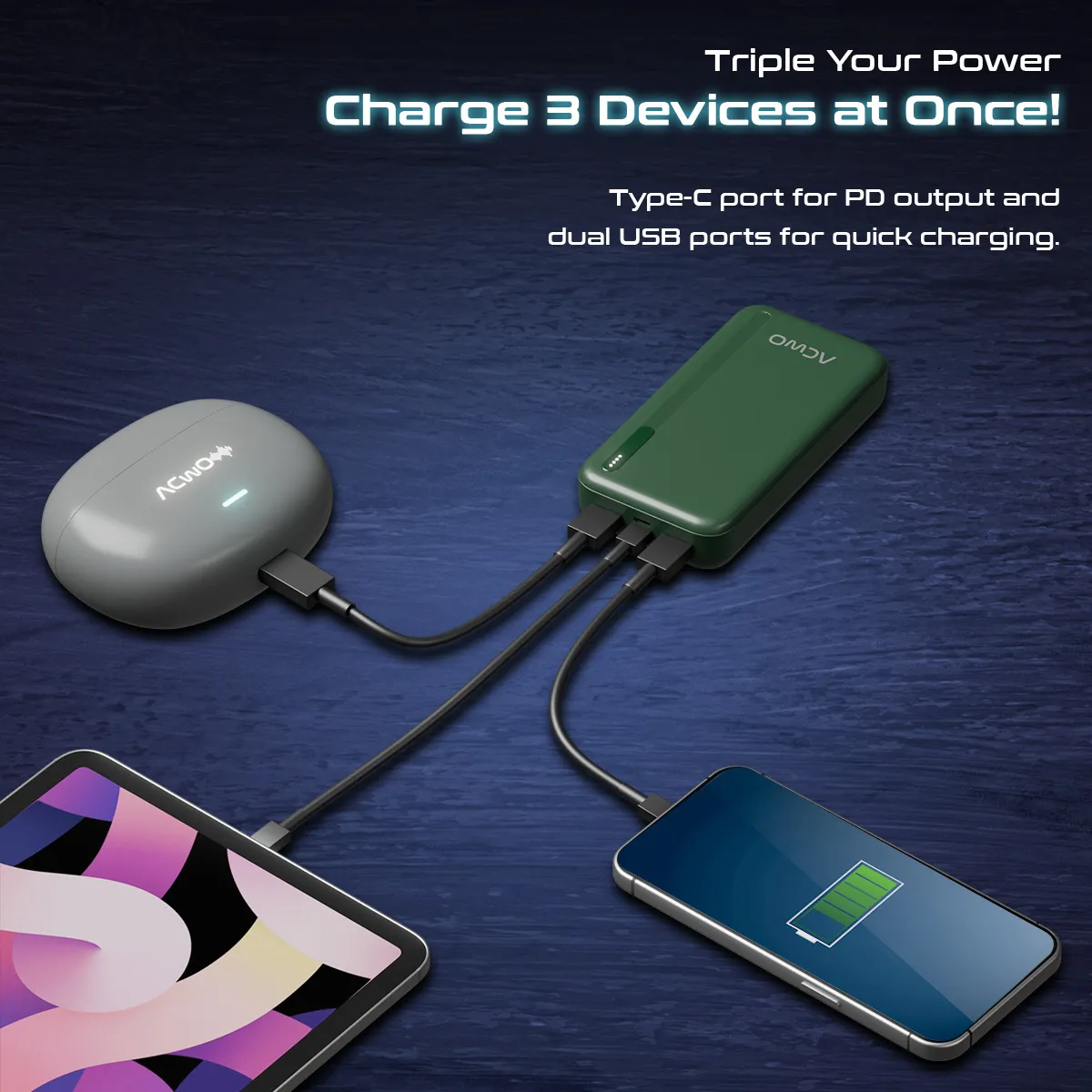 POwER 721 -  20000 mAh Fast Charging [ Portable Powerbank ] - Image 6